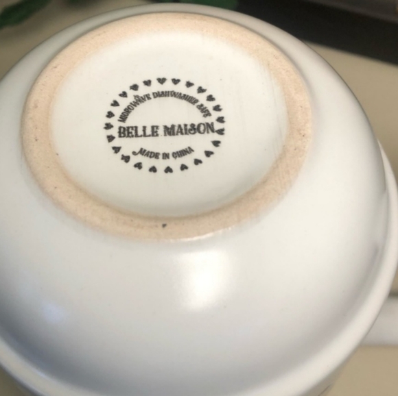 Belle Maison Pink Heart Print “Love” Mug 12oz Valentine's - I HAVE 3 AVAILABLE! - Picture 4 of 5